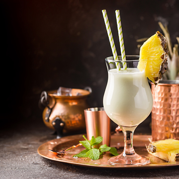 White wine cocktail